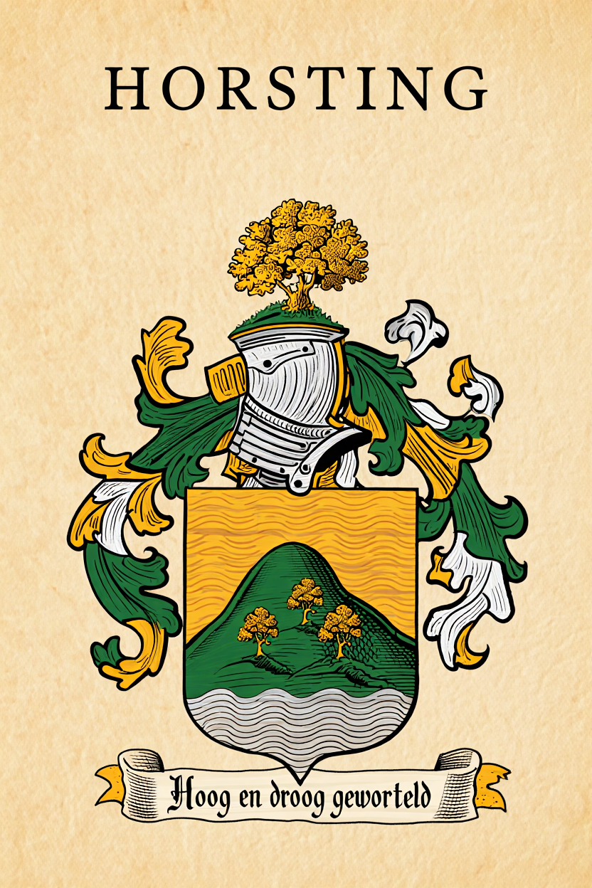 Familiewapen van de achternaam HORSTING