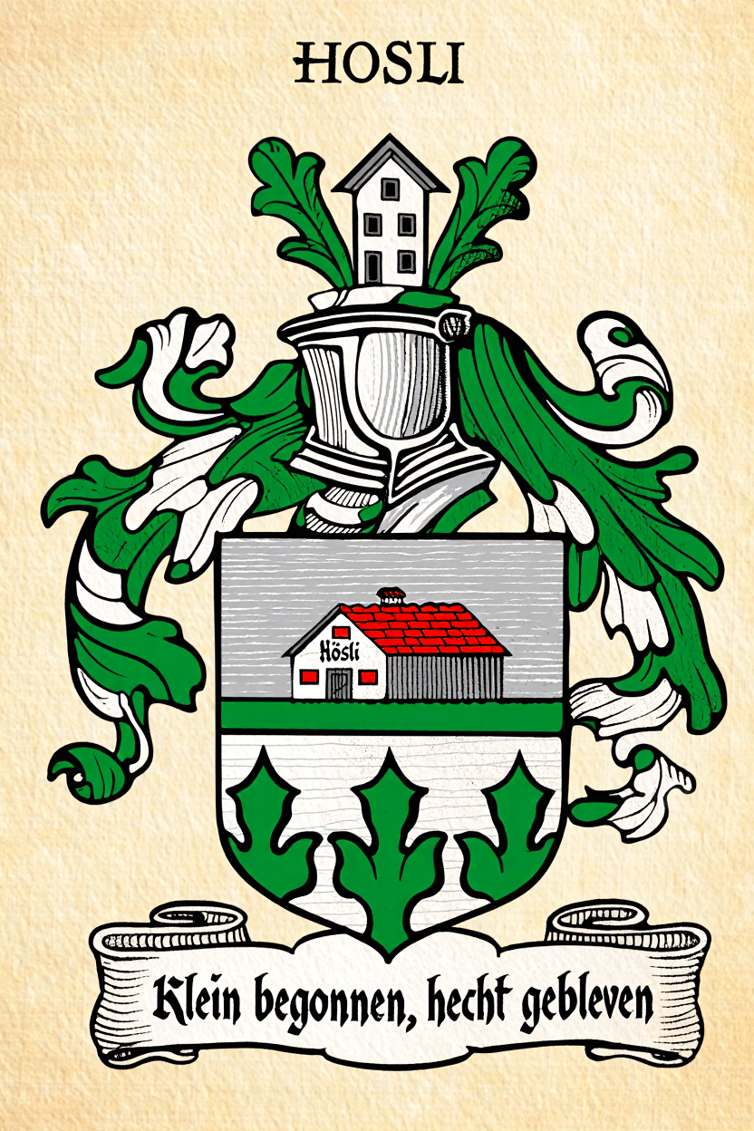 Familiewapen van de achternaam HOSLI