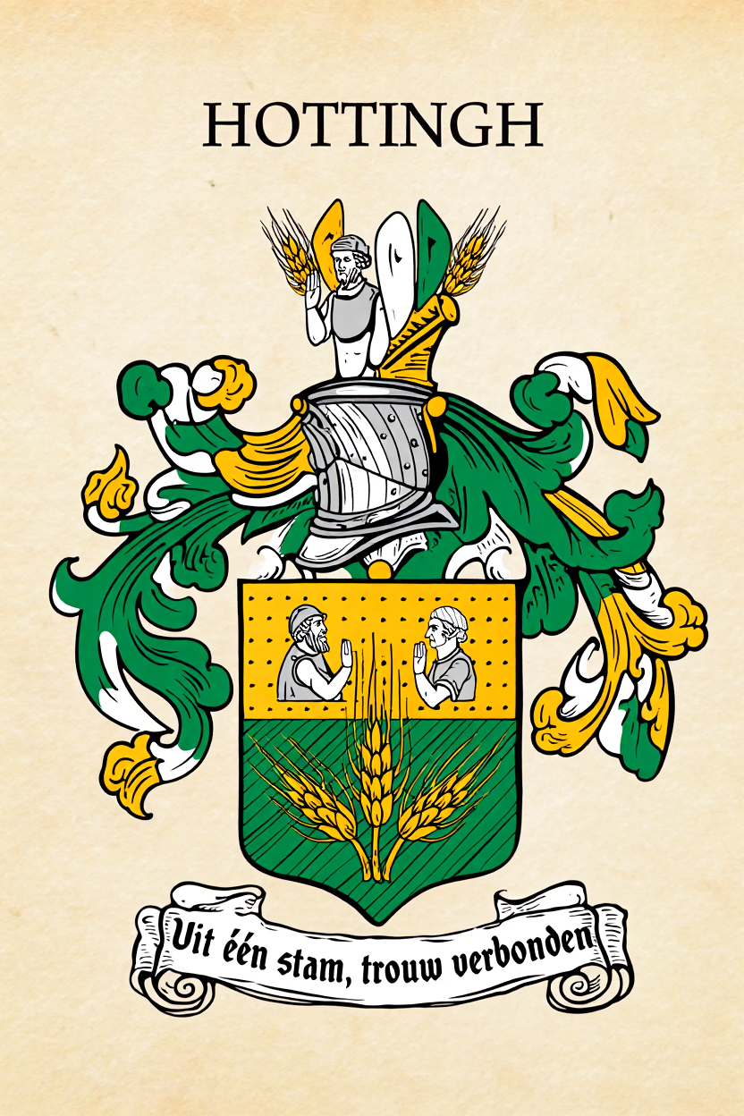 Familiewapen van de achternaam HOTTINGH