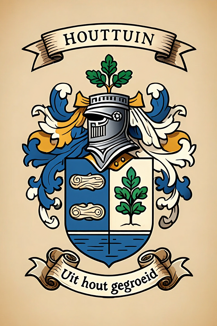 Familiewapen van de achternaam HOUTTUIN