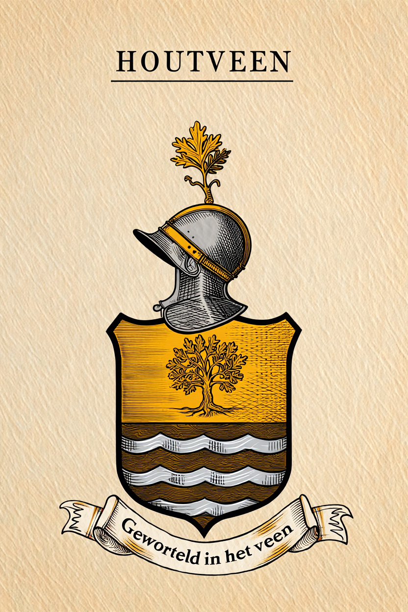 Familiewapen van de achternaam HOUTVEEN