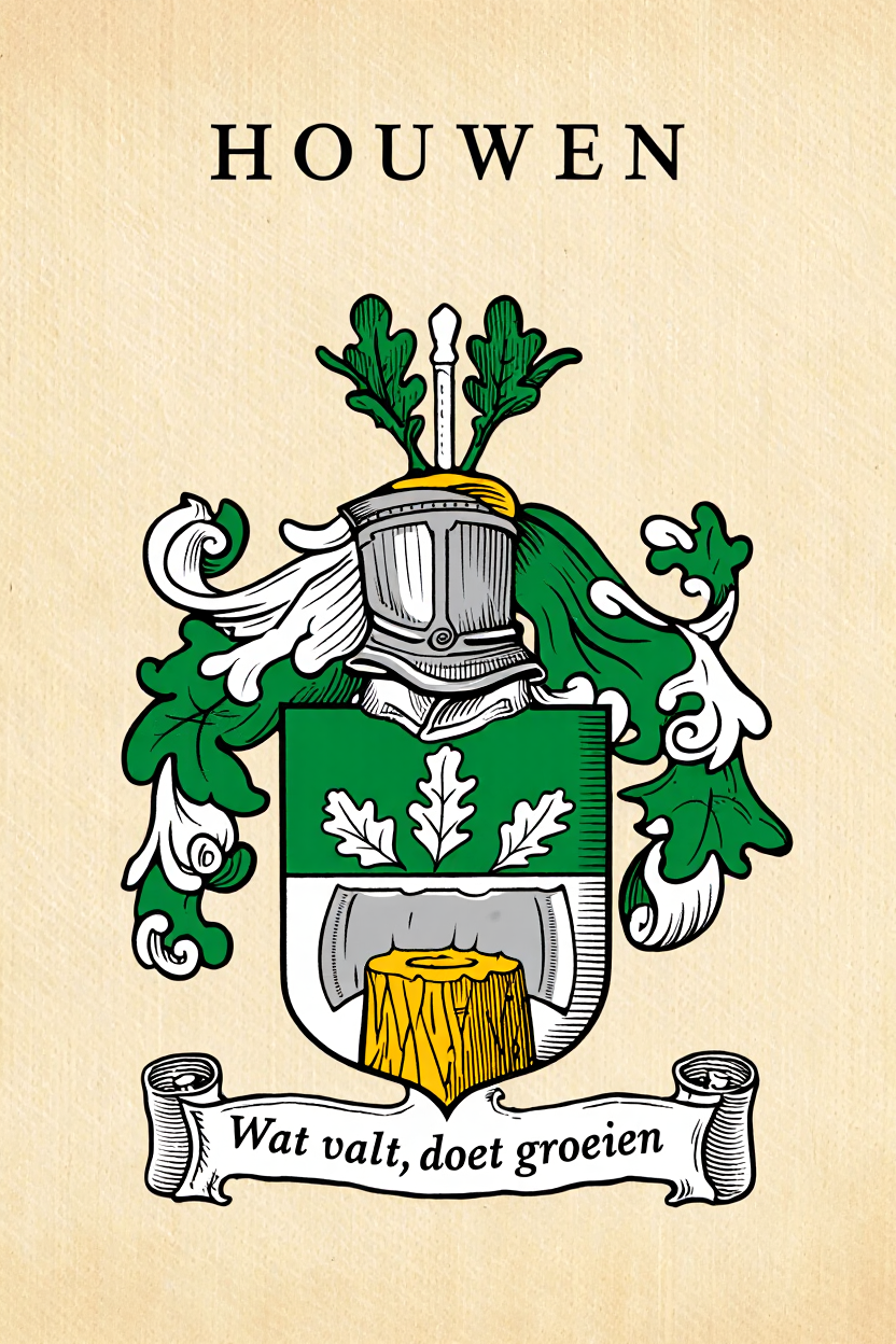Familiewapen van de achternaam HOUWEN