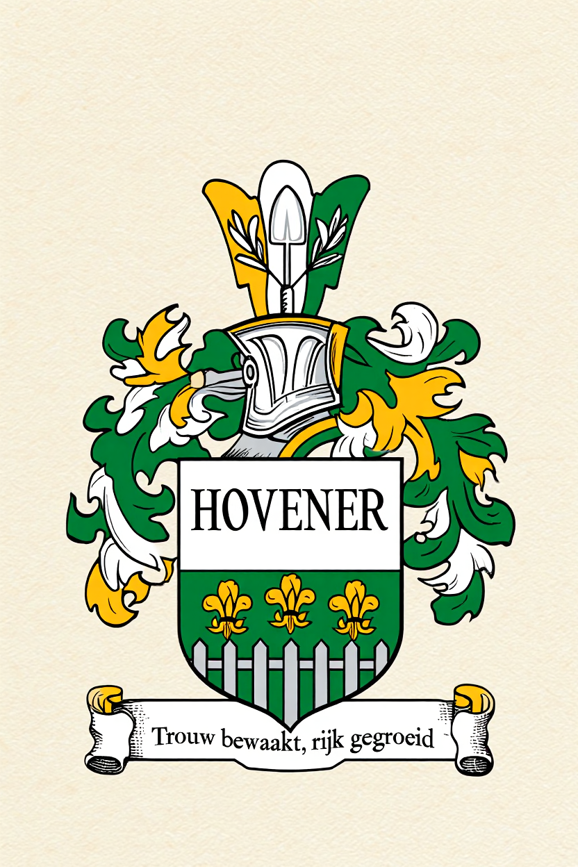 Familiewapen van de achternaam HOVENER