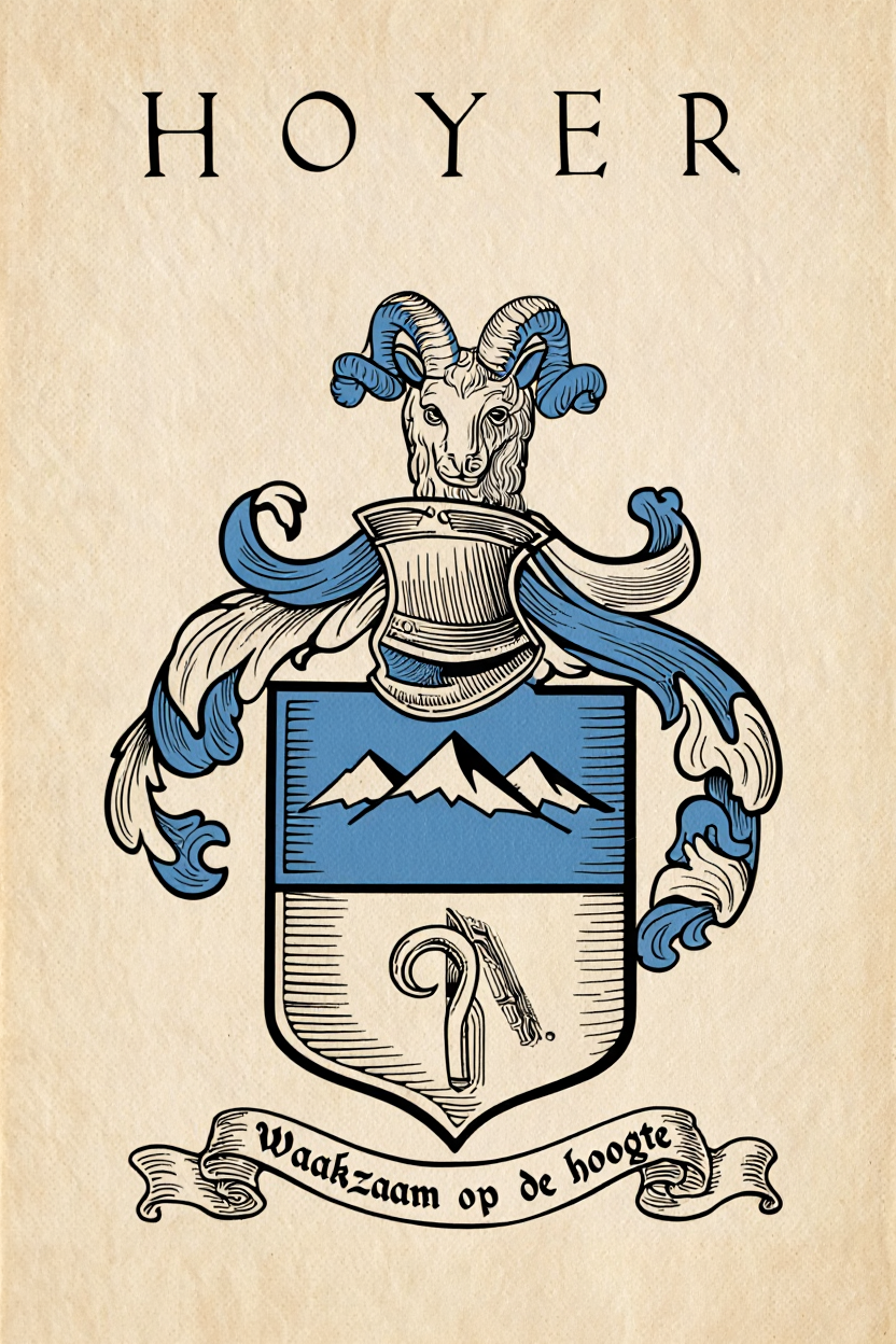Familiewapen van de achternaam HOYER