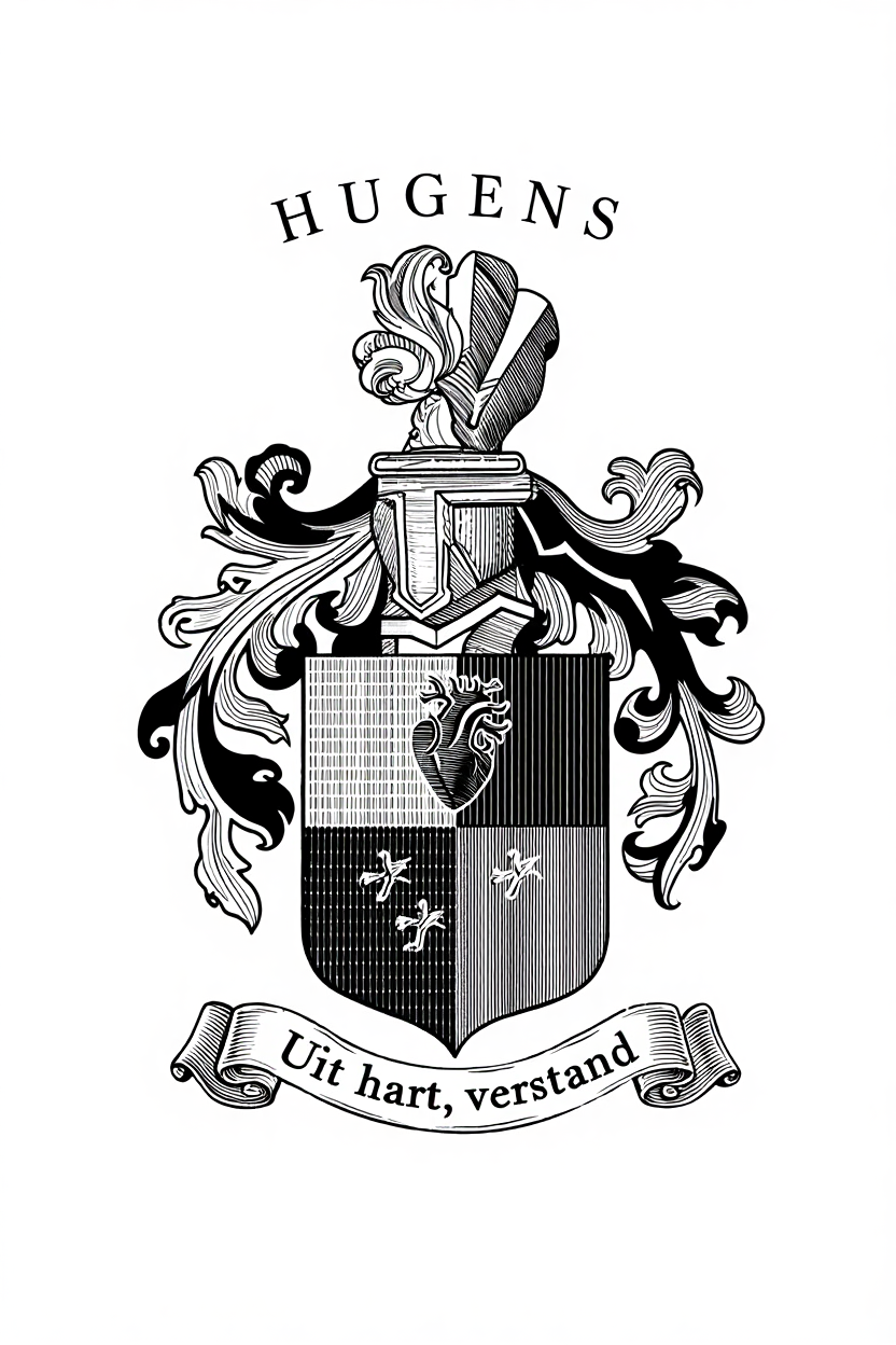 Familiewapen van de achternaam HUGENS