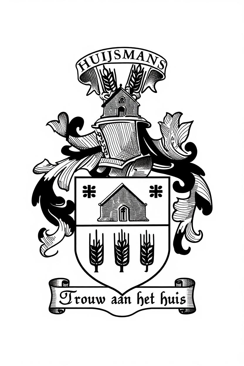 Familiewapen van de achternaam HUIJSMANS
