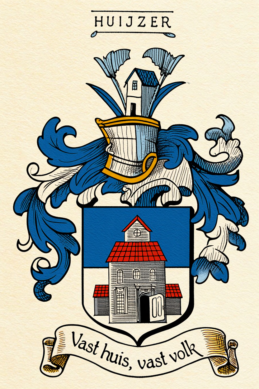 Familiewapen van de achternaam HUIJZER