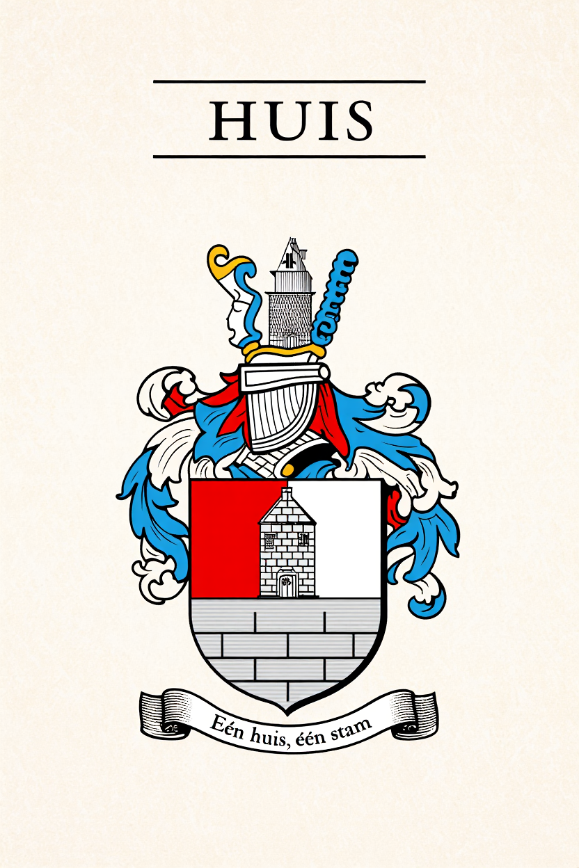 Familiewapen van de achternaam HUIS