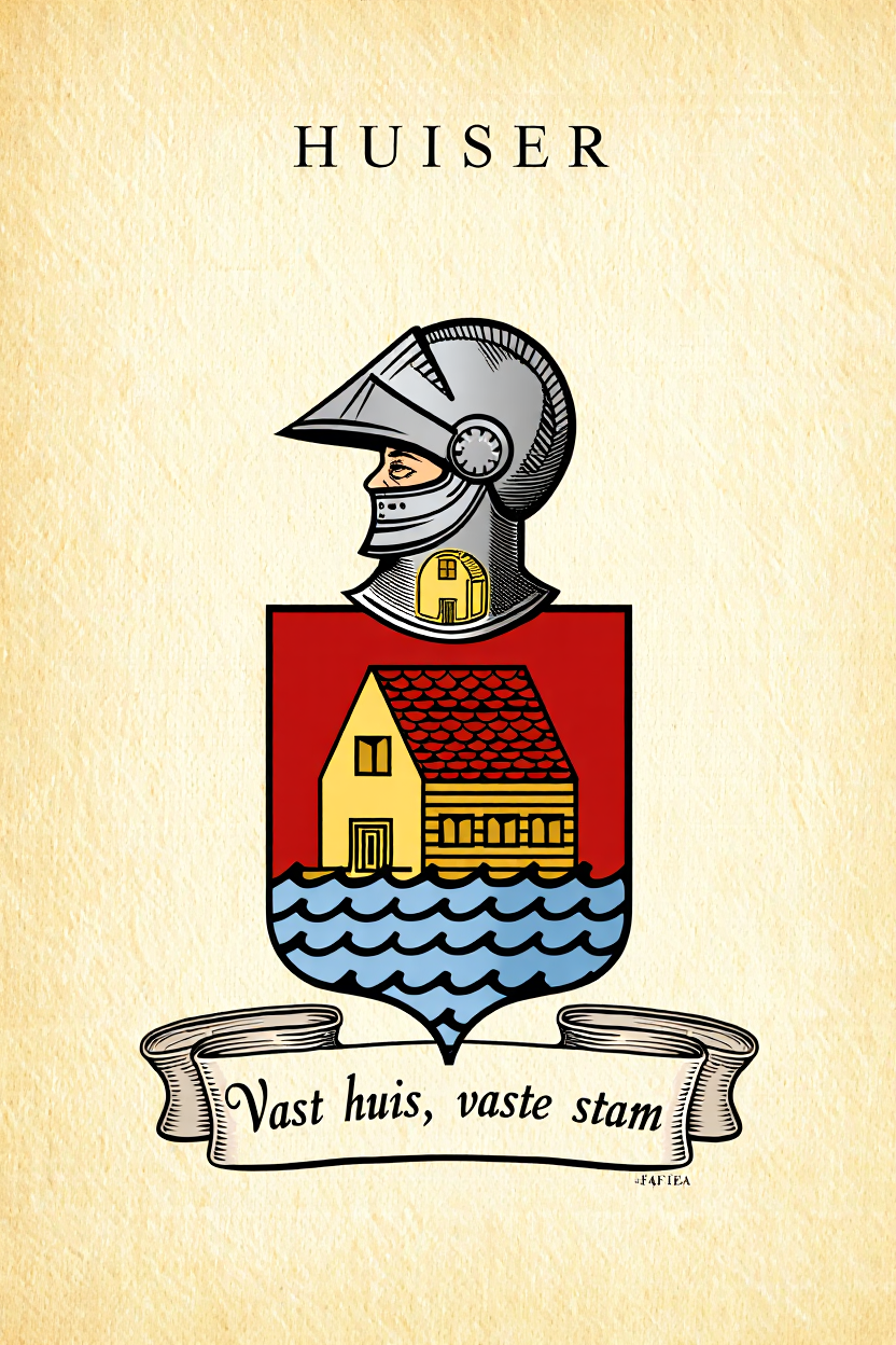 Familiewapen van de achternaam HUISER