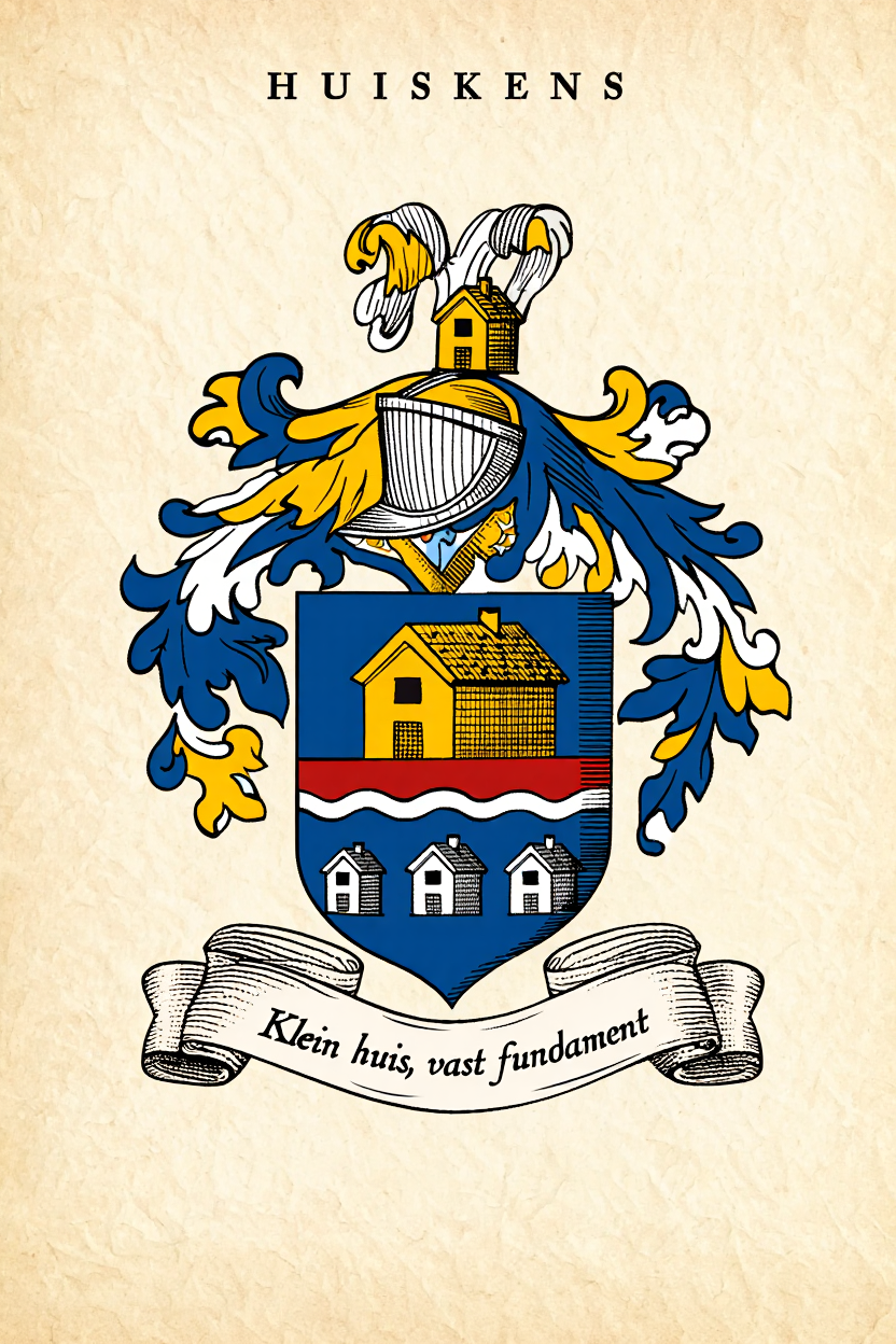 Familiewapen van de achternaam HUISKENS