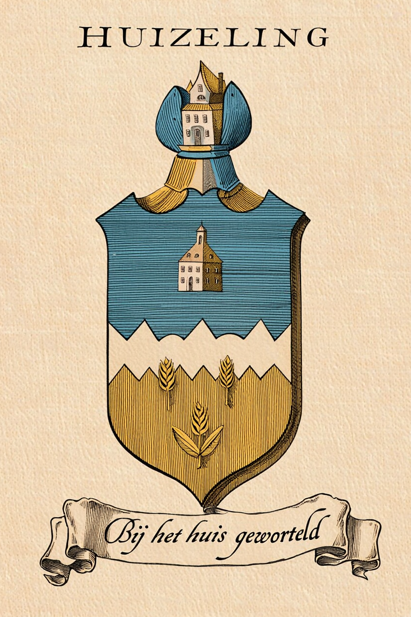 Familiewapen van de achternaam HUIZELING