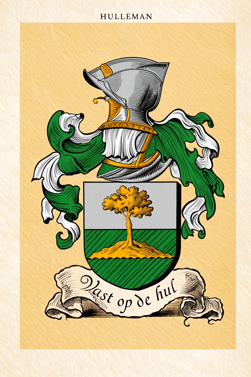 Familiewapen van de achternaam HULLEMAN