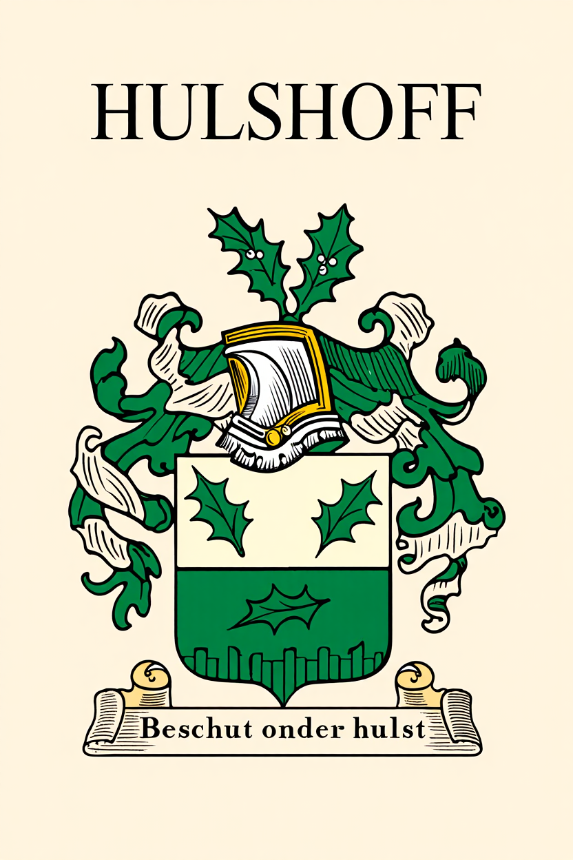 Familiewapen van de achternaam HULSHOFF