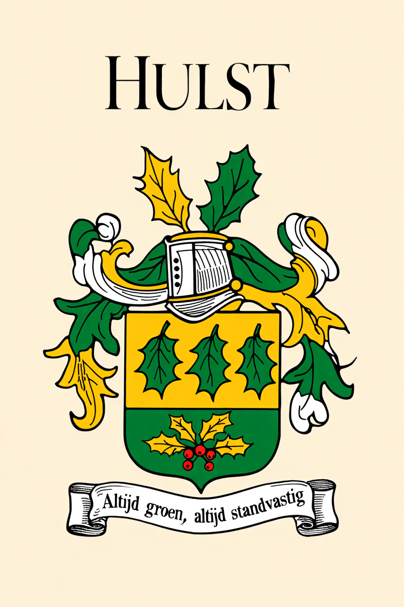 Familiewapen van de achternaam HULST