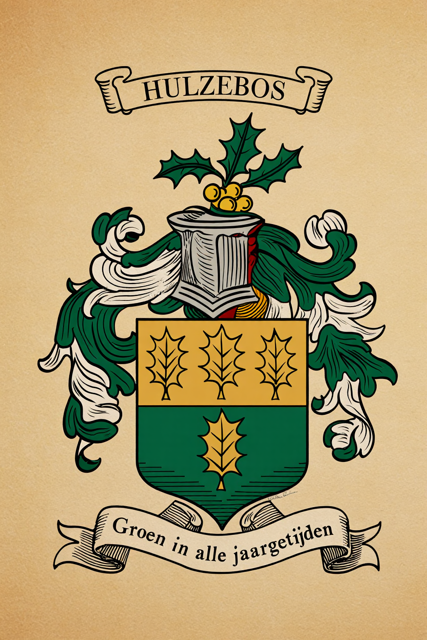 Familiewapen van de achternaam HULZEBOS