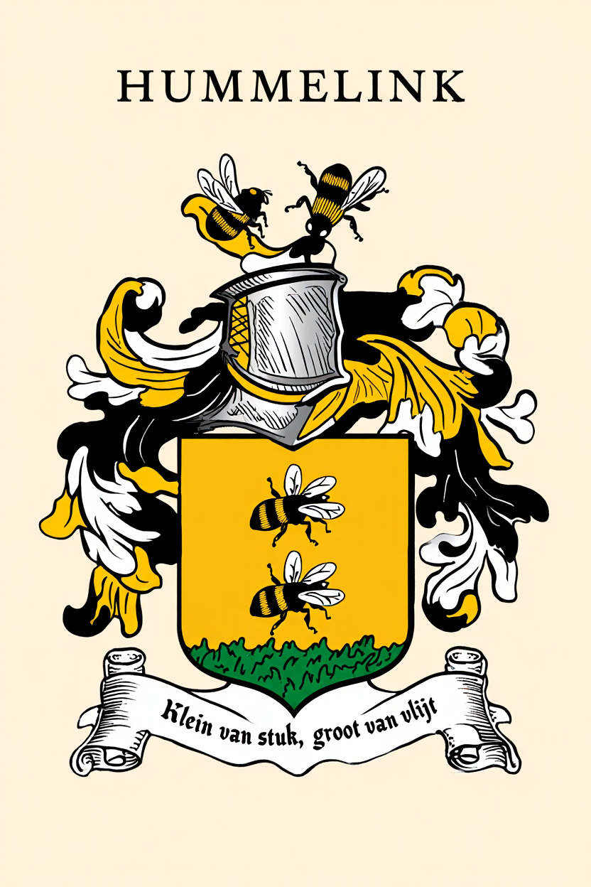 Familiewapen van de achternaam HUMMELINK