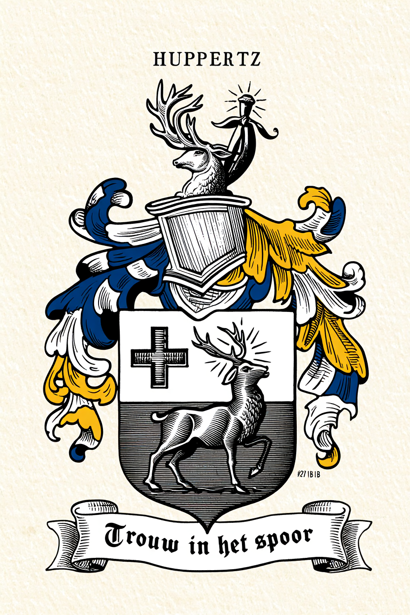 Familiewapen van de achternaam HUPPERTZ