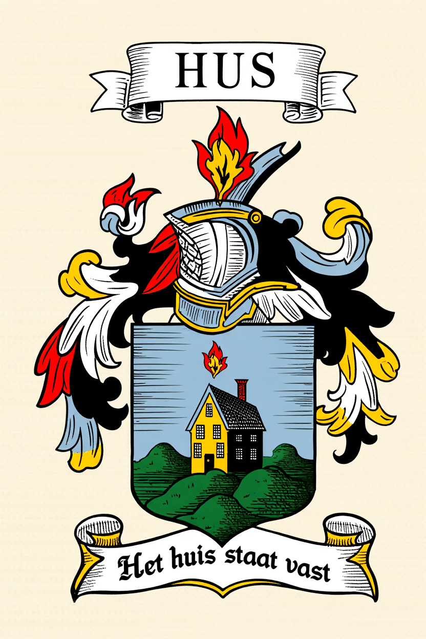 Familiewapen van de achternaam HUS