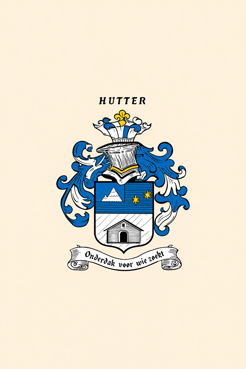 Familiewapen van de achternaam HUTTER