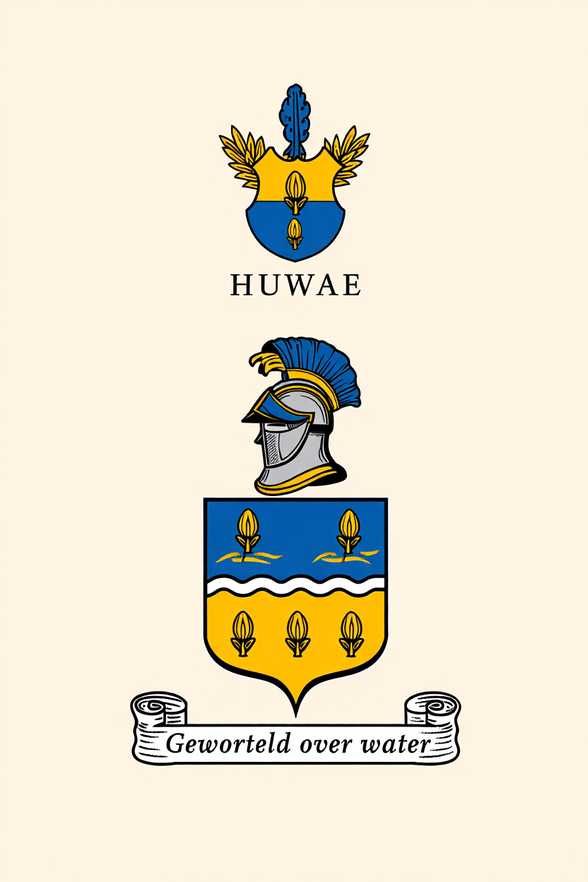 Familiewapen van de achternaam HUWAE