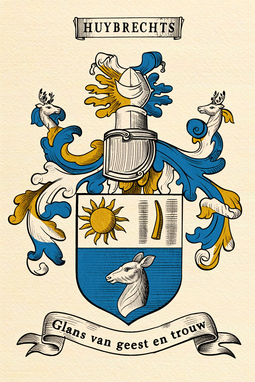 Familiewapen van de achternaam HUYBRECHTS