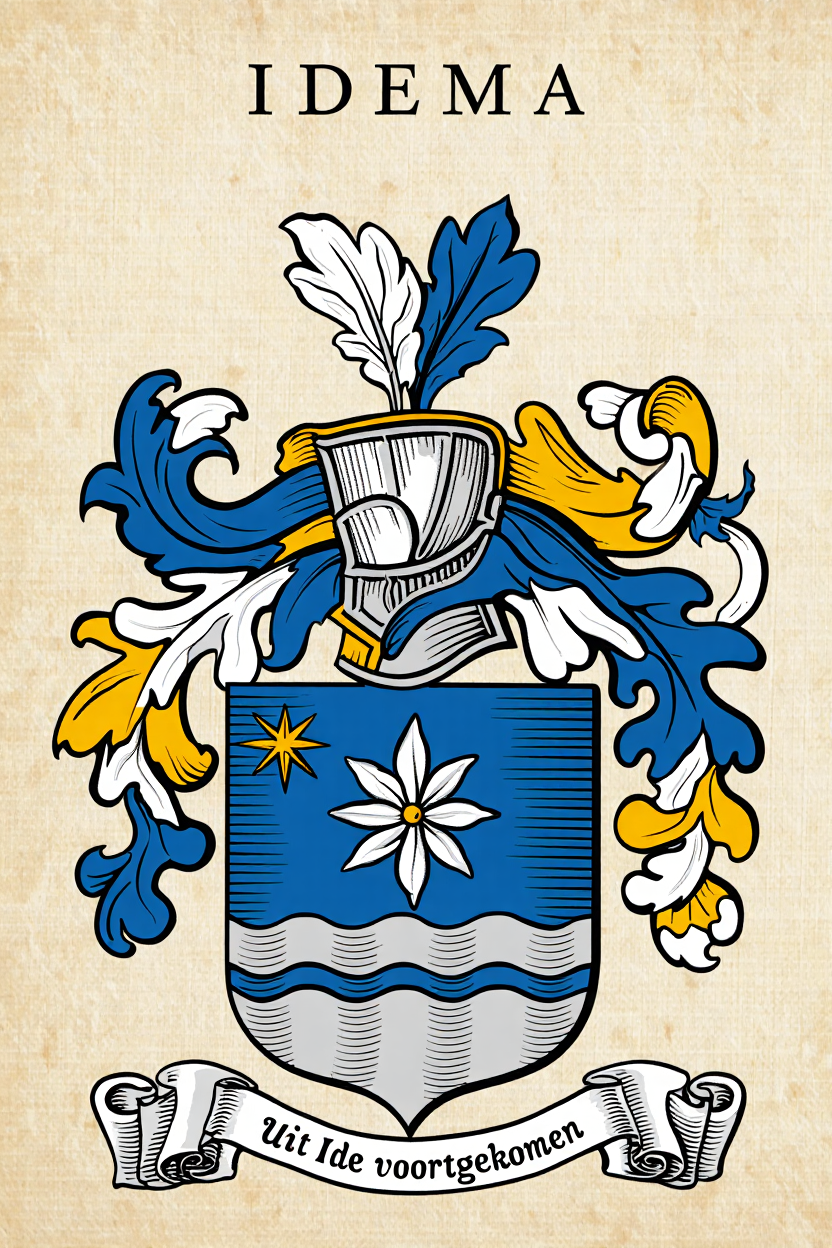 Familiewapen van de achternaam IDEMA