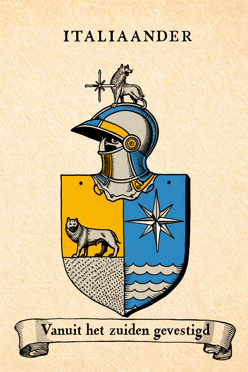 Familiewapen van de achternaam ITALIAANDER