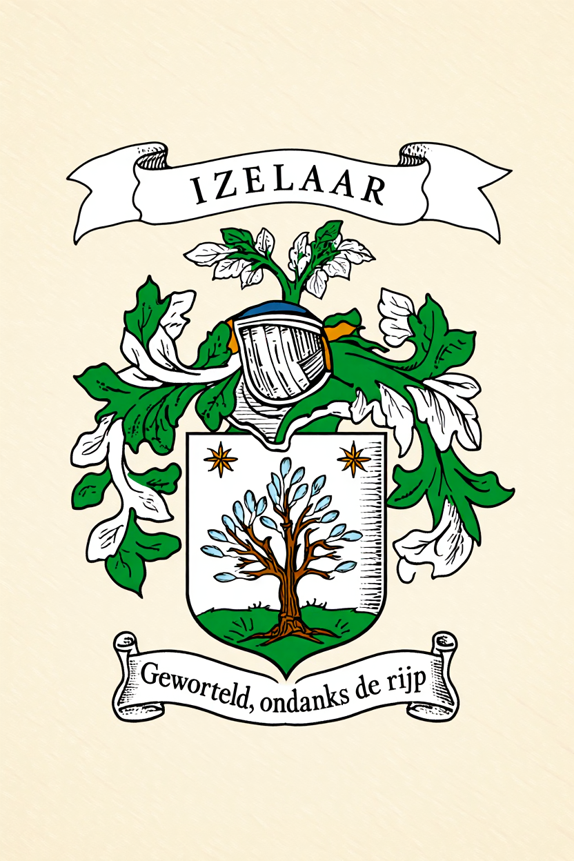 Familiewapen van de achternaam IZELAAR