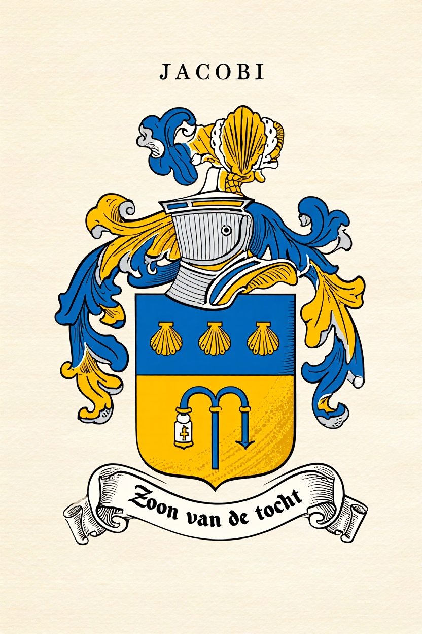 Familiewapen van de achternaam JACOBI