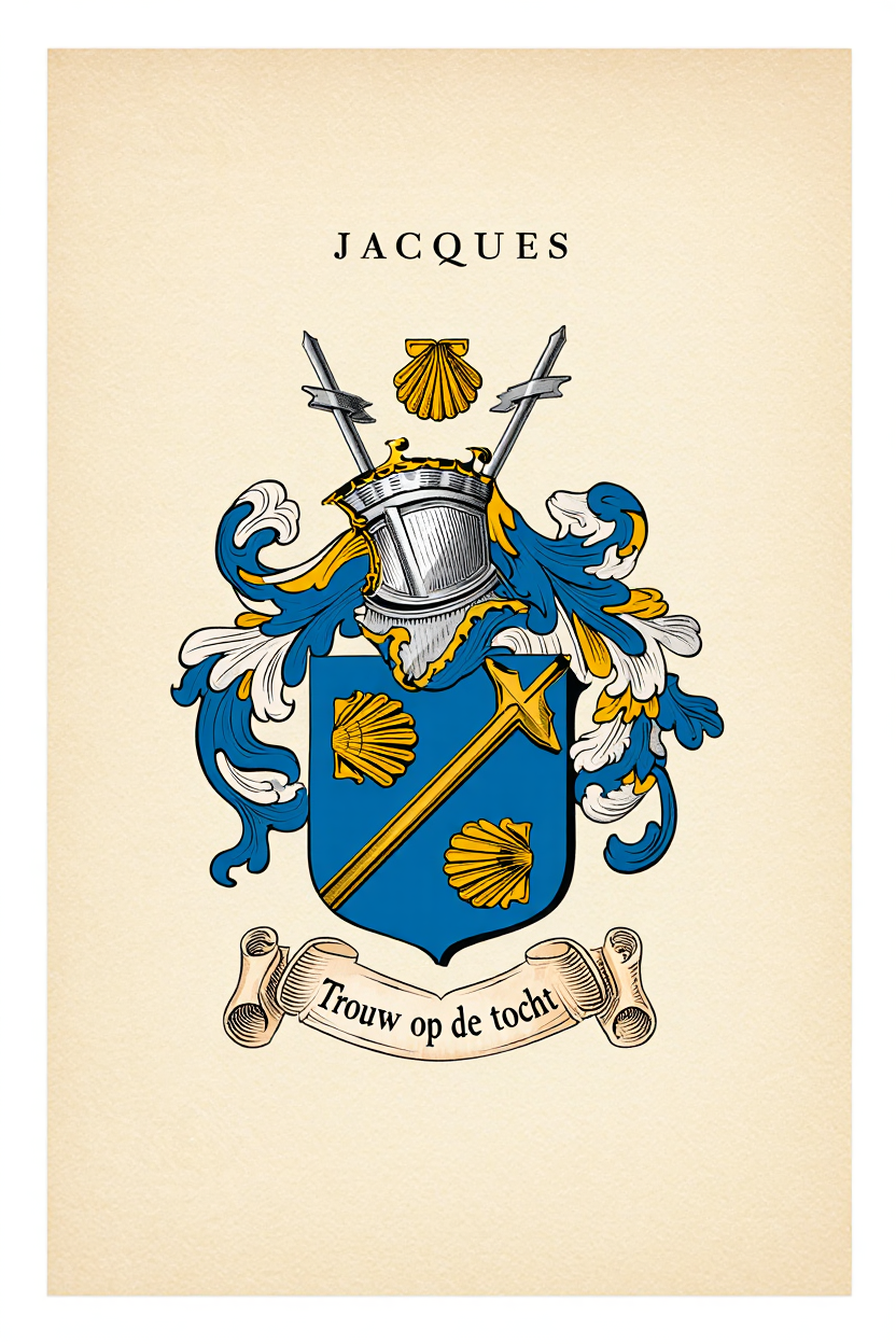 Familiewapen van de achternaam JACQUES