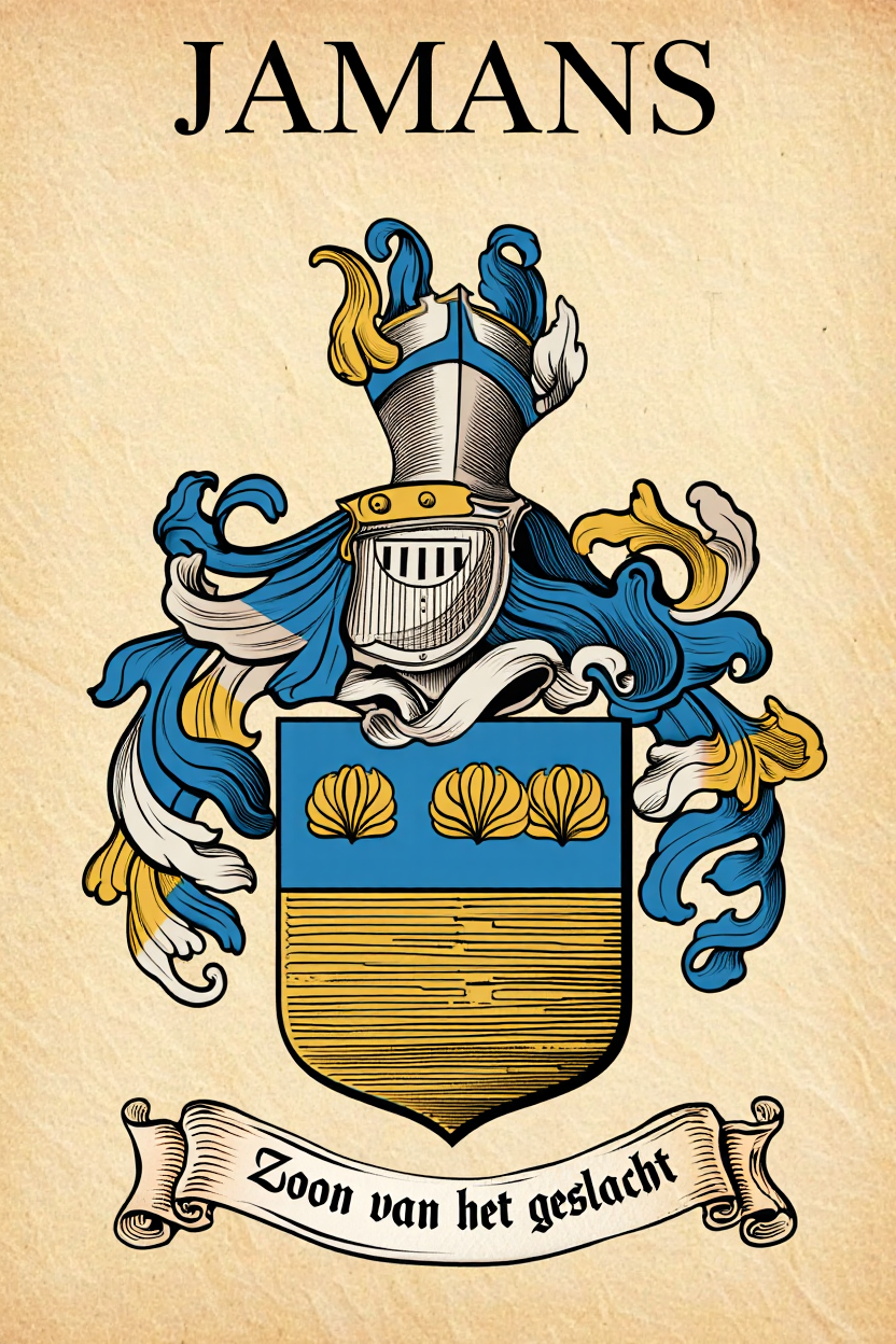 Familiewapen van de achternaam JAMANS