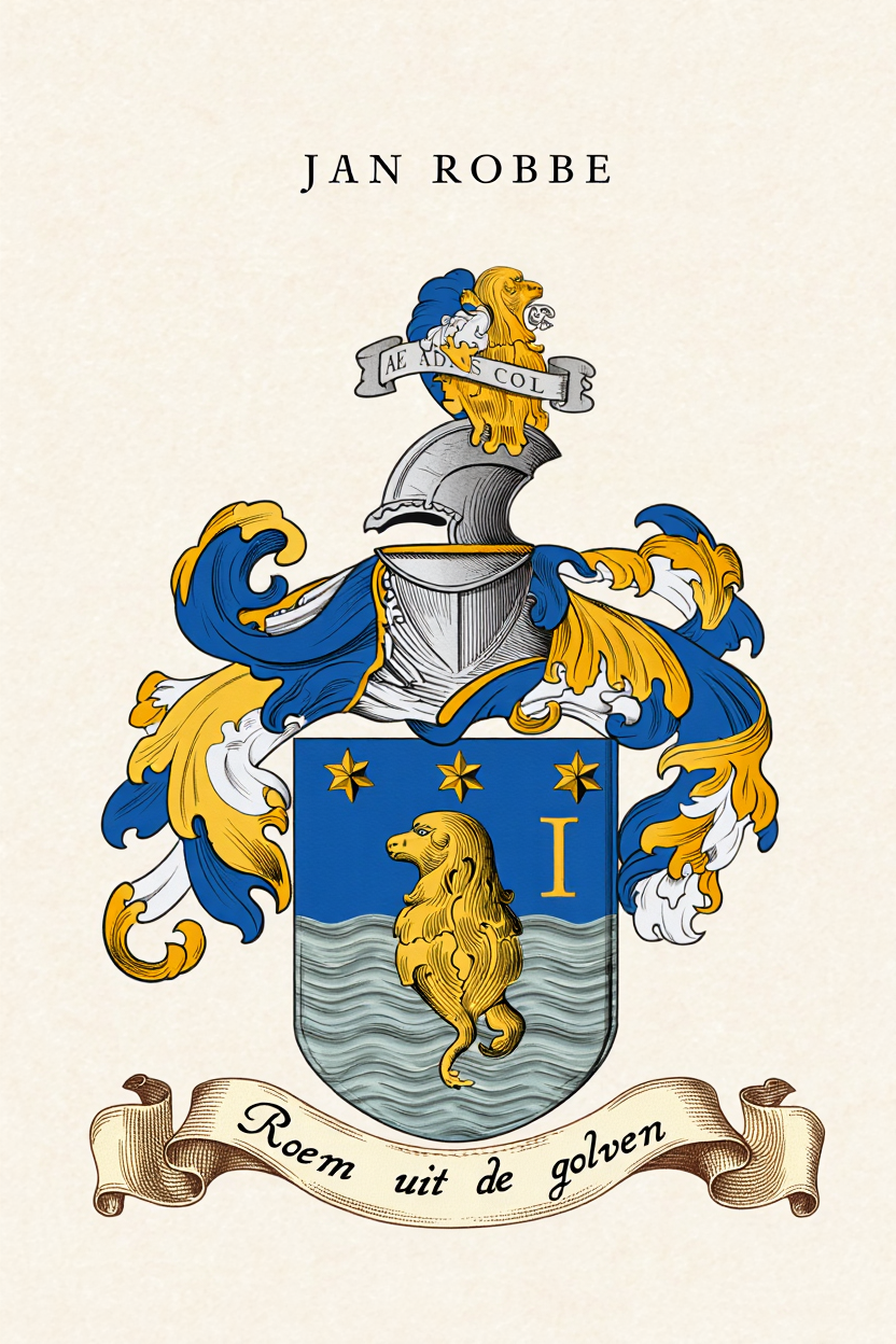 Familiewapen van de achternaam JAN ROBBE