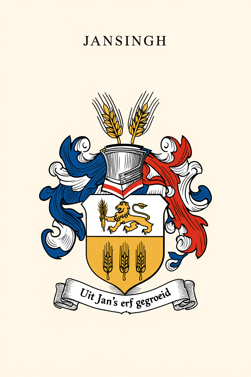 Familiewapen van de achternaam JANSINGH