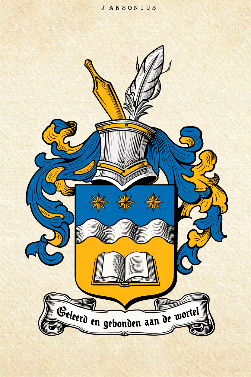 Familiewapen van de achternaam JANSONIUS