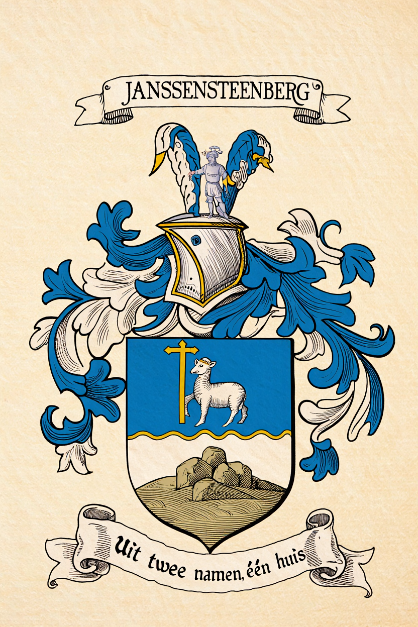 Familiewapen van de achternaam JANSSENSTEENBERG