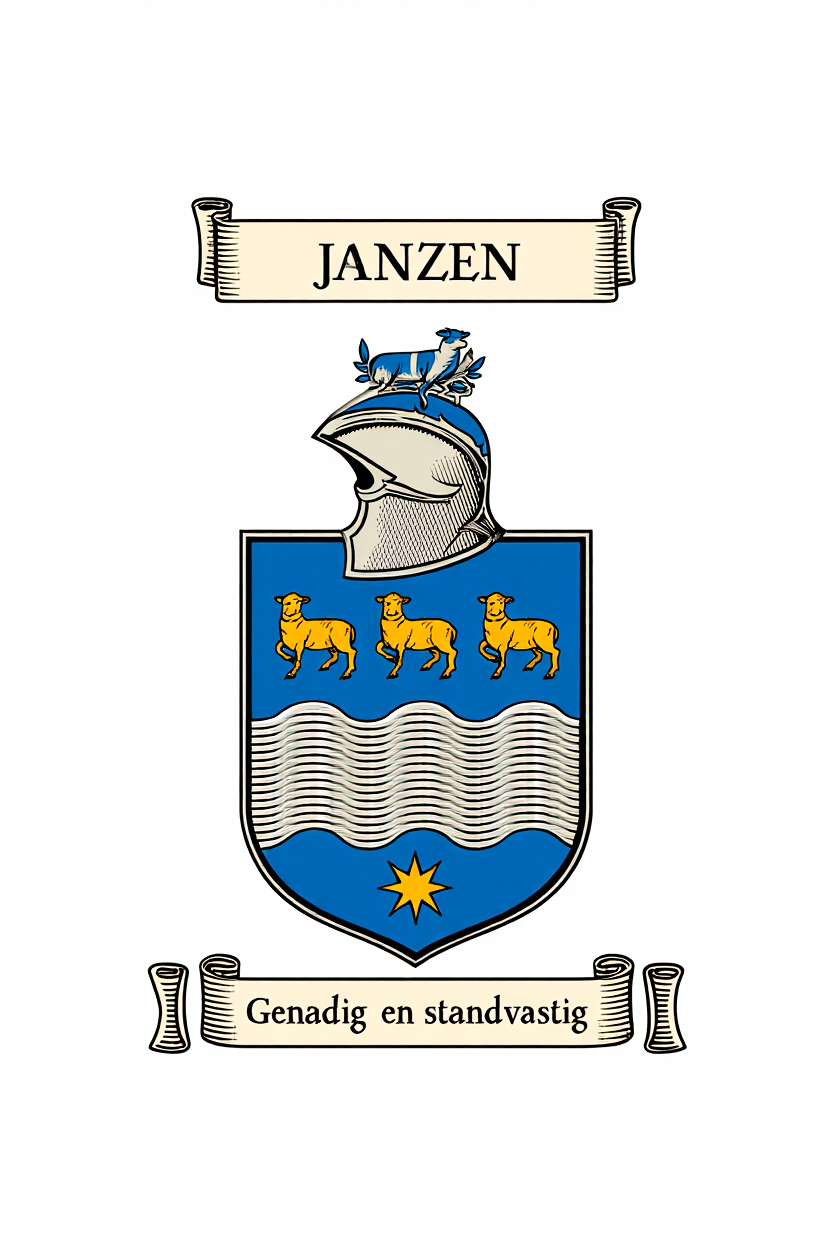 Familiewapen van de achternaam JANZEN