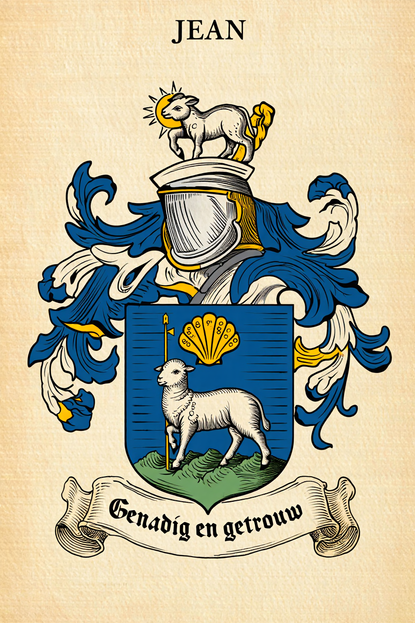 Familiewapen van de achternaam JEAN