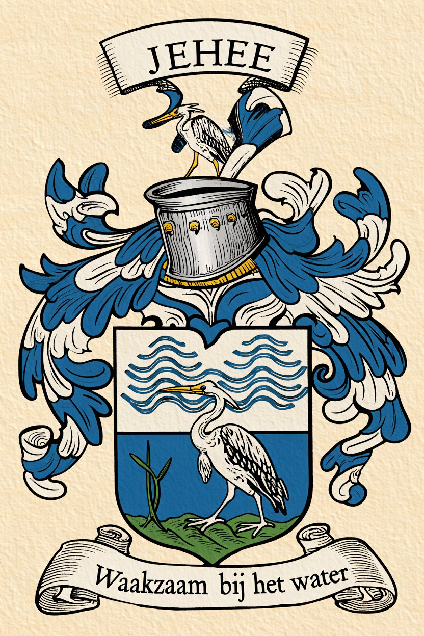 Familiewapen van de achternaam JEHEE