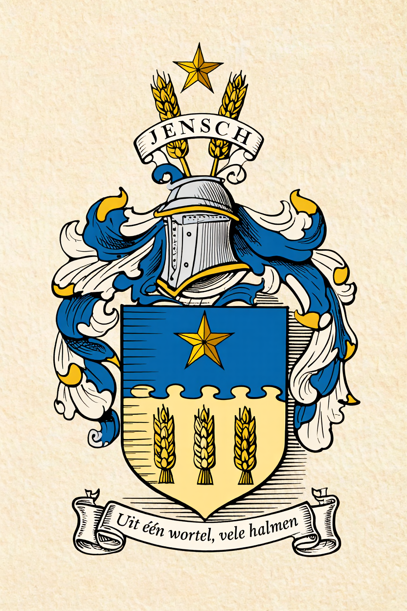 Familiewapen van de achternaam JENSCH