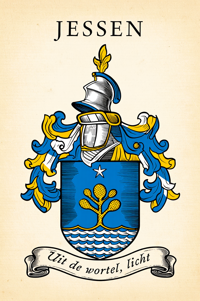 Familiewapen van de achternaam JESSEN
