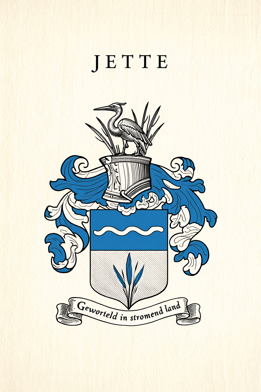 Familiewapen van de achternaam JETTE