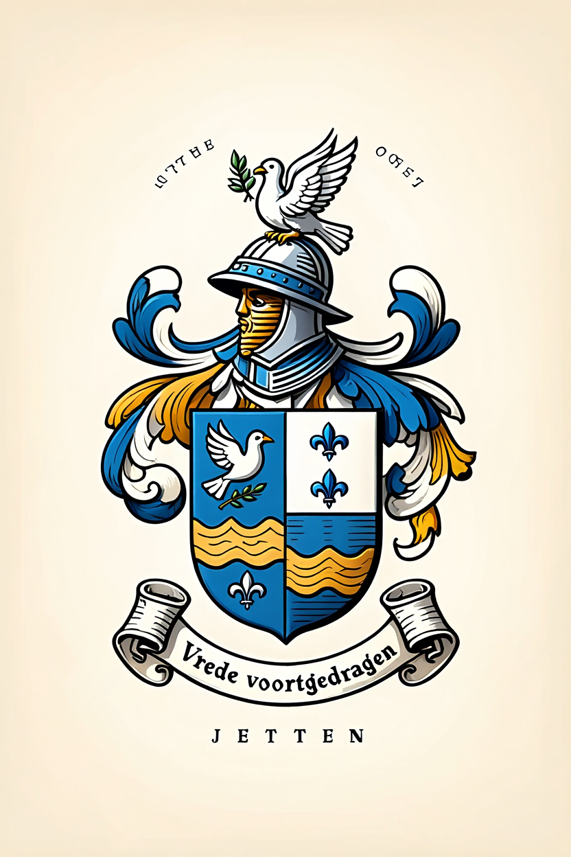 Familiewapen van de achternaam JETTEN (vergrendeld)