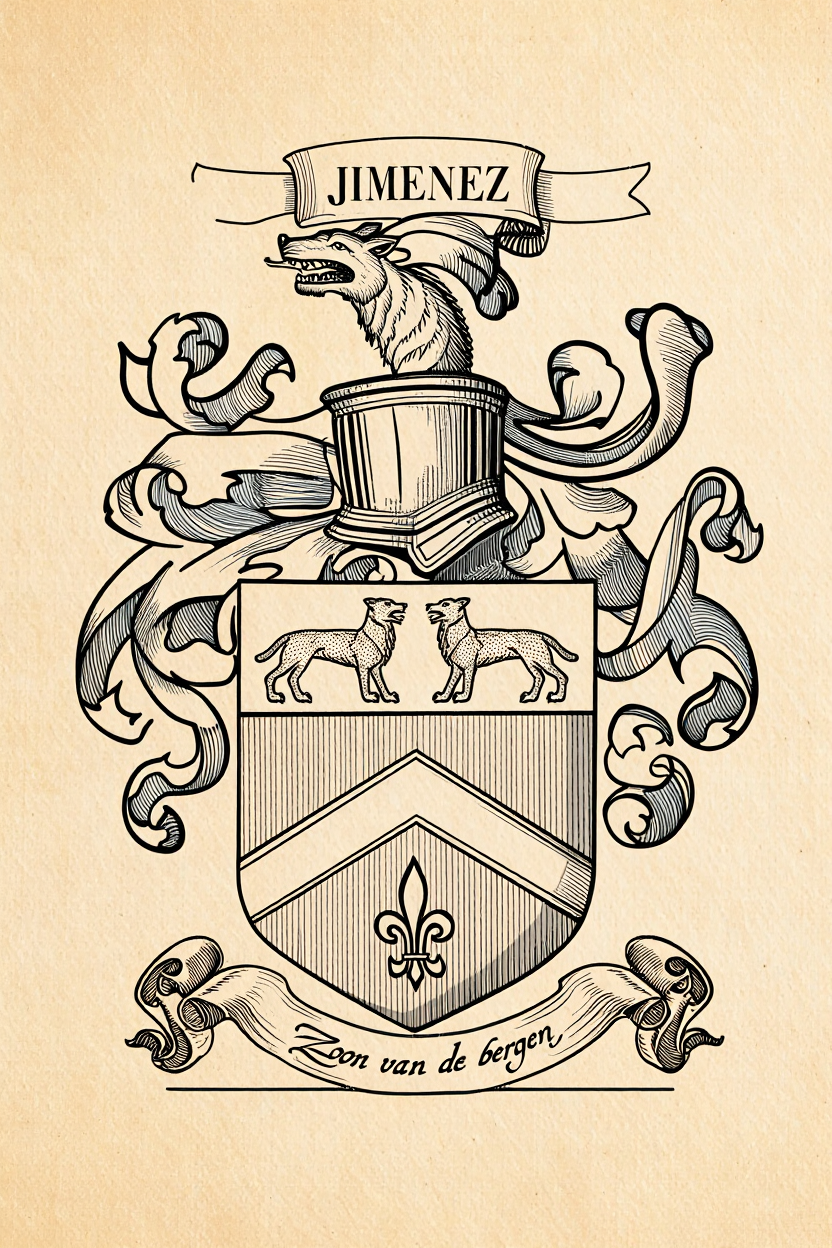 Familiewapen van de achternaam JIMENEZ
