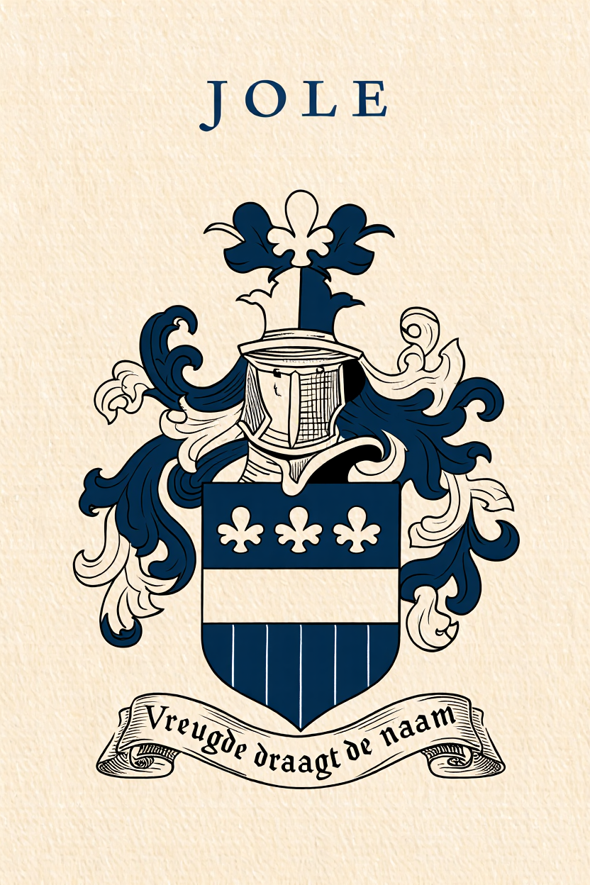 Familiewapen van de achternaam JOLE