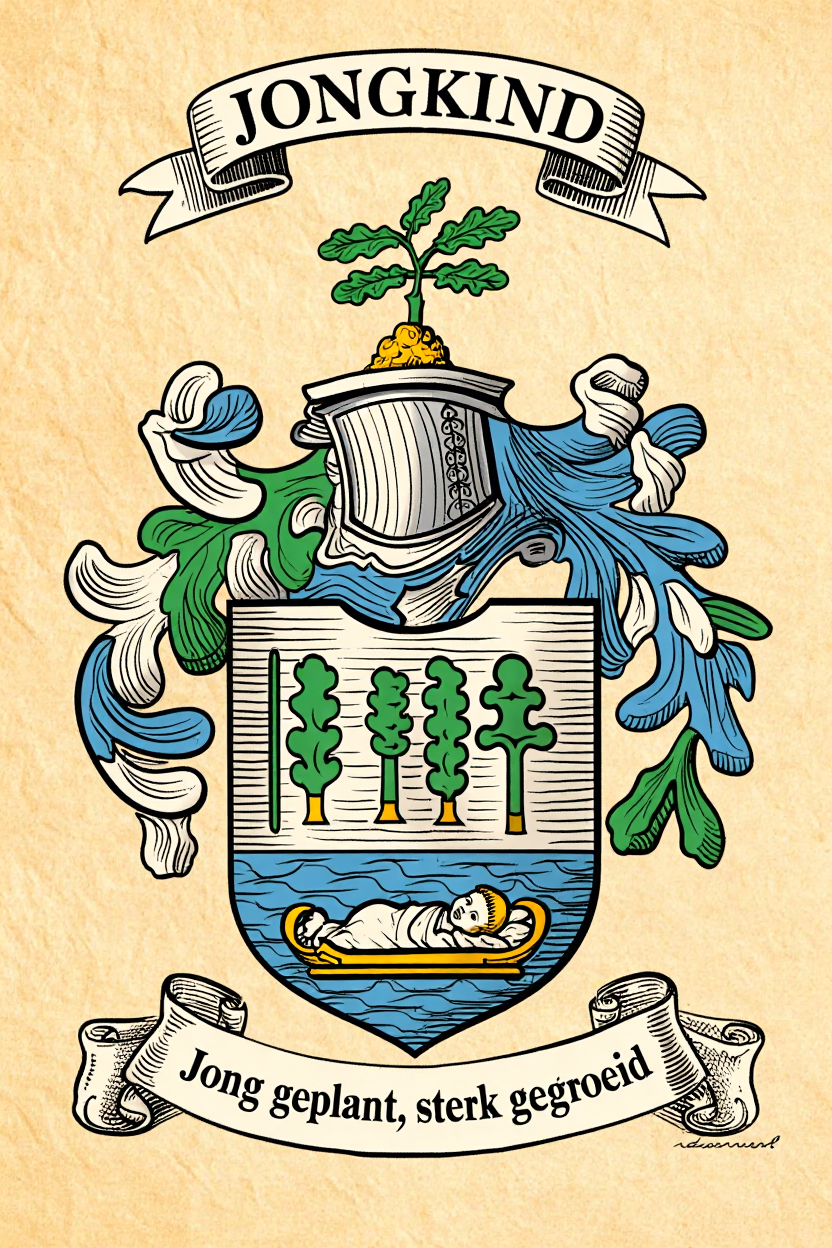 Familiewapen van de achternaam JONGKIND