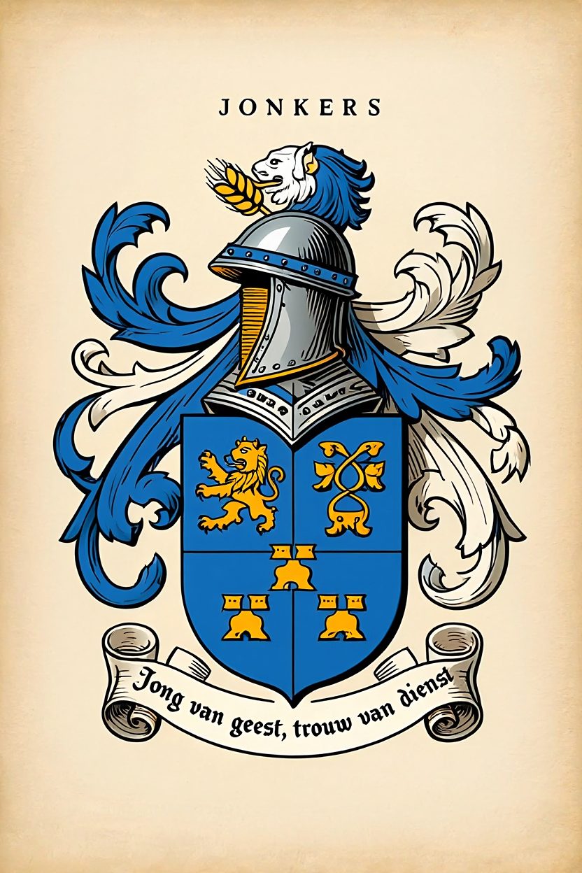 Familiewapen van de achternaam JONKERS