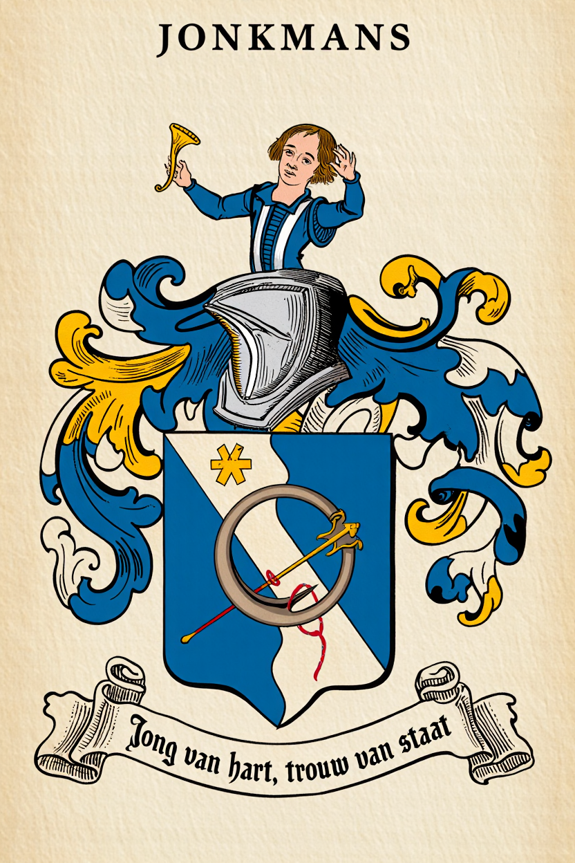 Familiewapen van de achternaam JONKMANS