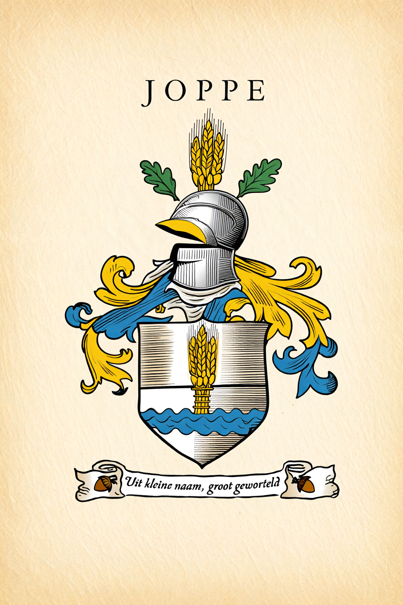 Familiewapen van de achternaam JOPPE