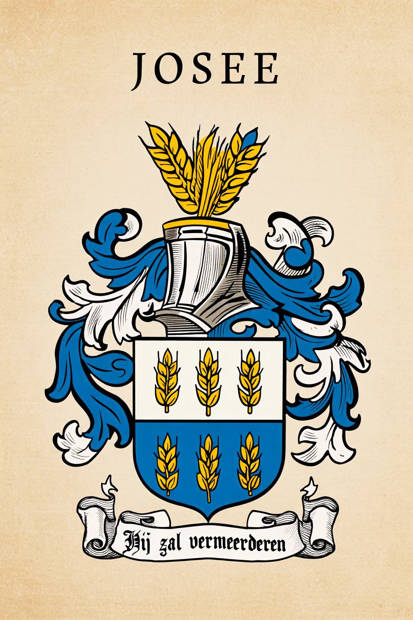Familiewapen van de achternaam JOSEE