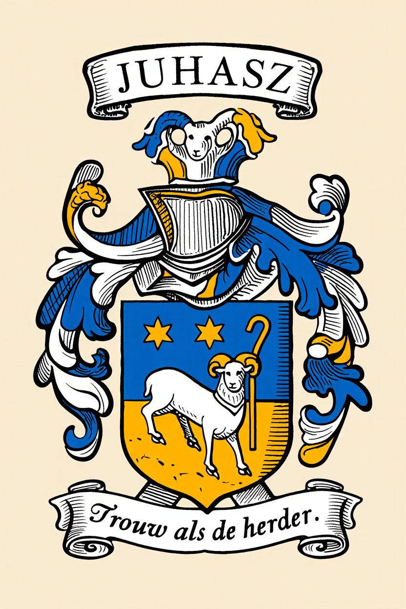 Familiewapen van de achternaam JUHASZ